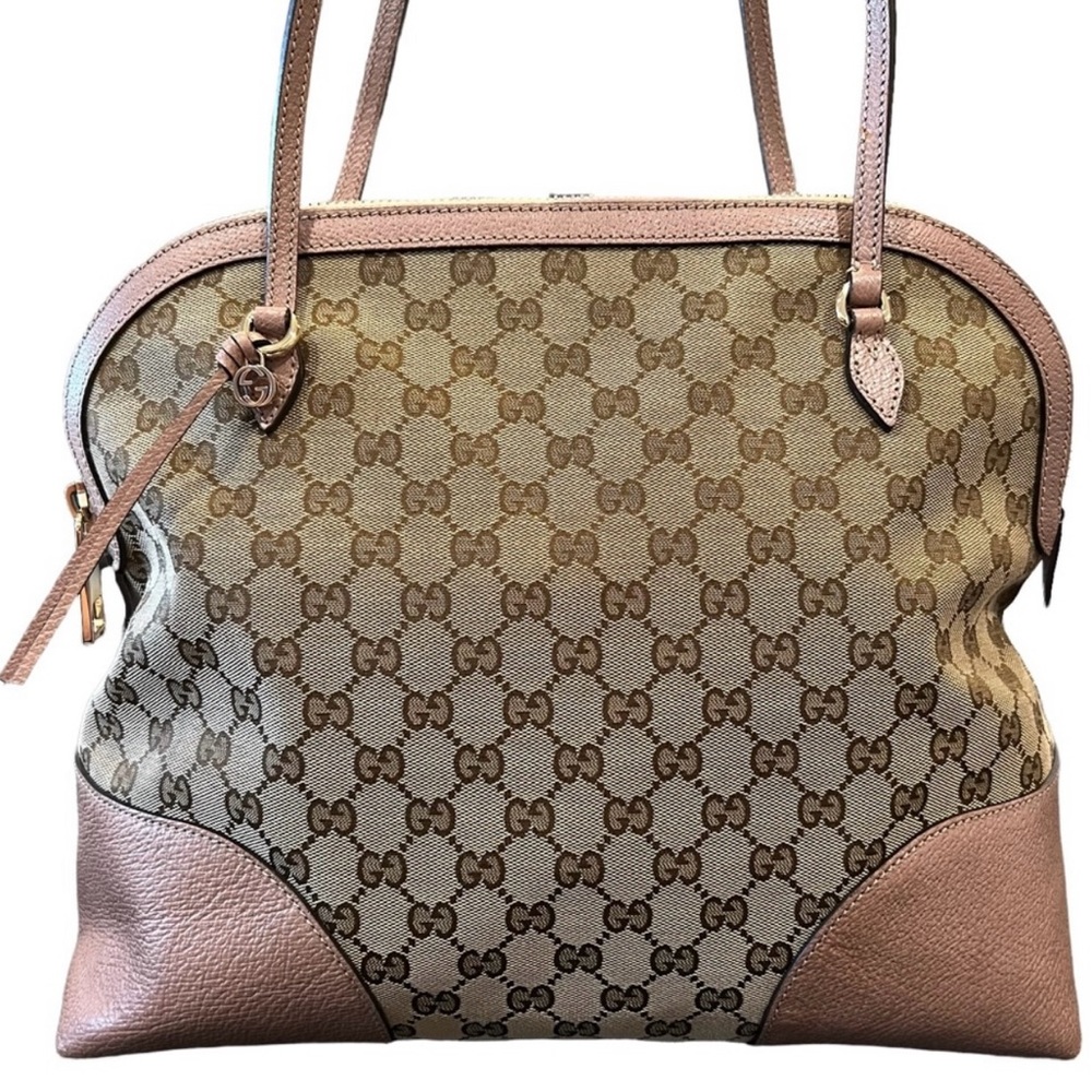 Authentic Gucci Monogram Medium Shoulder Bag - image 2